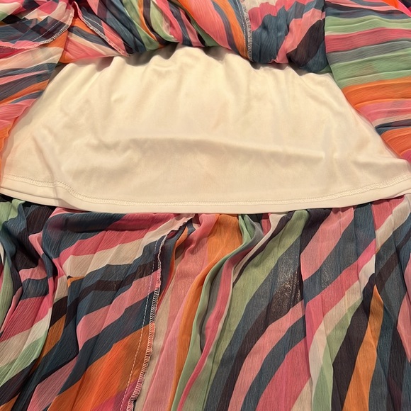 Akira Two Piece Set With Full Maxi Skirt & Matching Smocked Halter Blouse XL& 1X - Picture 11 of 13